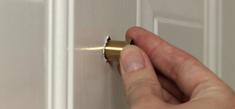 peephole door repair in El Segundo